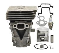 OEFNOCLKG Kit de Joint de Bougie d'allumage de Piston de Cylindre de 41mm, Compatible avec la goupille d'anneau de tronçonneuse 135 140 135E 140E, pièces de Rechange de Remplacement