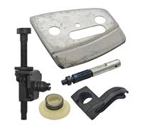 OEFNOCLKG Plaque de Barre de Pompe de tendeur de chaîne, Compatible avec la tronçonneuse 2145 2150 CS2141 CS2145
