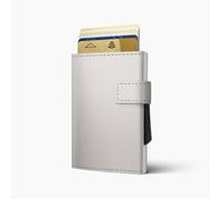 ÖGON DESIGN - CASCADE | Blaster - Portefeuille Beige en Aluminium et Cuir italien