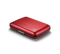 Ogon Designs - Porte carte - STOCKHOLM V2 - Rouge aluminisé - Unisexe