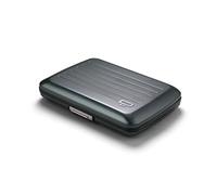 Porte Cartes en Aluminium avec Fermoir en métal, Protection RFID Contre la fraude et la démagnétisation, Portefeuille Compact, modèle Smart Case Oslo