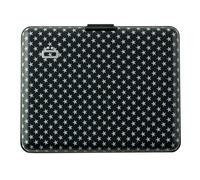 ÖGON -DESIGNS- Portefeuille en Aluminium, Format Carte d'identité, permis de Conduire, Protection RFID Contre la fraude et la démagnétisation, modèle Smart Case BIG Stockholm (Stars)