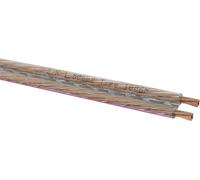 Oehlbach 1006 Câble haut-parleur 2 x 1.5 mm² + 2 x 1.5 mm² transparent Marchandise vendue au mètre