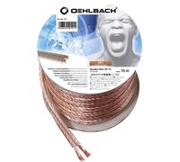 Oehlbach 101 Câble haut-parleur 2 x 1.5 mm² transparent 10 m