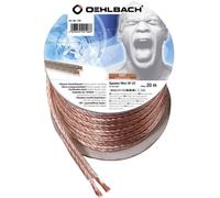 Oehlbach 106 Câble haut-parleur 2 x 2.5 mm² + 2 x 2.5 mm² transparent 20 m