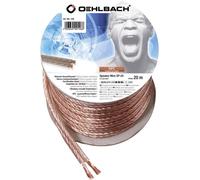 Oehlbach 106 Câble haut-parleur 2 x 2.5 mm² transparent 20 m