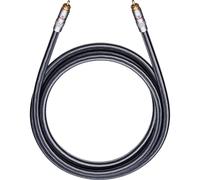Oehlbach 13306 [1x Cinch / RCA mâle - 1x Cinch / RCA mâle] 6.60 m noir contacts dorés