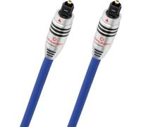 Toslink audio Câble de raccordement [1x Toslink mâle (ODT) - 1x Toslink mâle (ODT)] 0.50 m bleu Oehlbach XXL® Series 80