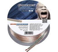 Oehlbach 201 Câble haut-parleur 2 x 0.75 mm² transparent 10 m