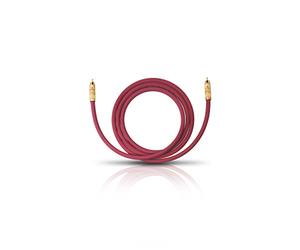 Oehlbach 2055 NF 214 Câble Subwoofer 1x5m Bordeaux