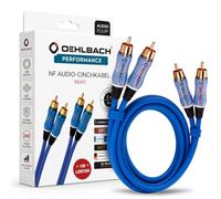 OEHLBACH BEAT! INTERLINK Blue 1m câble audio 2 x RCA Bleu