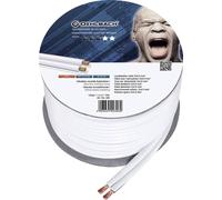 Oehlbach 306 Câble haut-parleur 2 x 4 mm² blanc 10 m