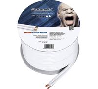 Oehlbach 307 Câble haut-parleur 2 x 4 mm² blanc 20 m