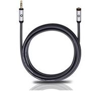 Oehlbach Câble audio 60034 Jack 3,5 mm mâle/femelle 3 m noir contacts dorés