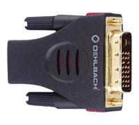 Oehlbach 9070 DVI / HDMI Adaptateur [1x DVI mâle 18+1 pôles - 1x HDMI femelle]
