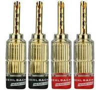 Oehlbach Banana Solution Tube - Connecteur pour haut-parleur - prise banane mâle - or G