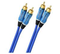 Oehlbach BEAT! Stereo-Set - Câble audio - RCA (M) pour RCA (M) - 5 m - bleu