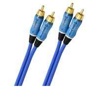 Oehlbach BEAT! Stereo-Set - Câble audio - RCA (M) pour RCA (M) - 5 m - bleu
