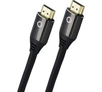OEHLBACH Black Magic MKII - Câble HDMI ultra haute vitesse 8K - 8K FUHD 60Hz 4320p / 4K 120Hz 2160p - 48Gbit/s (21:9 Cinema, 3D, Dolby Vision, Dynamic HDR 10+, VRR, eARC, UHD2) - 75 cm Noir