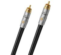 Câble de raccordement Oehlbach 13308 Cinch-RCA audio [1x Cinch-RCA mâle - 1x Cinch-RCA mâle] 8.80 m noir contacts dorés