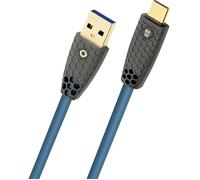 Oehlbach Câble USB USB-A mâle, USB-C® mâle 2 m pétrole blindage par tresse D1C9562