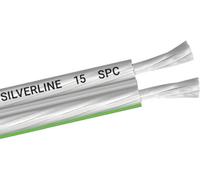 OEHLBACH Silverline SP-15 Câble de haut-parleur stéréo HI-FI avec SPOFC (cuivre argenté) 2 x 1,5 mm² - Mini bobine de câble de haut-parleur - 4 m