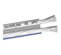 OEHLBACH Silverline SP-40 - Câble de haut-parleur stéréo HI-FI - Câble d'enceinte avec SPOFC (cuivre argenté) 2 x 4 mm² - Mini bobine - 4 m