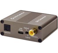 Oehlbach Convertisseur numérique/analogique Digi Bridge - coaxial/optique, R-L/jack, USB-C, marron