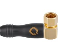 Oehlbach D1C62010 Fiche coudée F doré Connexions: Fiche mâle F 1 pc(s)