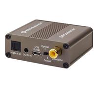 Oehlbach DA Converter - Convertisseur Audio numérique/analogique - Coaxial/Optique, R-L/Jack - Cirrus Logic Chip, Brun métallique