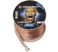 Oehlbach DIY Home HiFi - Câble de haut-parleur - 2.5 mm² - fil dénudé pour fil dénudé - 10 m - clair G