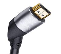 Oehlbach Easy Connect UHD Ultra High Speed HDMI Cable - (48 Gbit/s, 8K 60Hz, 4320p, 4K 120Hz, Dolby Vision, Dynamic HDR 10+, 21:9, 3D, VRR, eARC) - 1.5m Noir