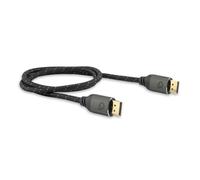OEHLBACH GAMING Câble DisplayPort 2.1 1,0 m - 80 Gbit/s UHBR20, 8K 240Hz, 4K 540Hz, HDR10, FreeSync, G-Sync, DSC, pour gamer, streamer et créateur haut de gamme