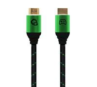 OEHLBACH GAMING New Game Green - 2 mètres - Câble HDMI 2.1b - Certifié Ultra High Speed 8K@60Hz, eARC, ALLM, VRR, DSC - Compatible avec PS5, Xbox Series X/S, Nintendo Switch, PC - Noir - 1 pièce
