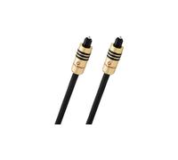 Câble de raccordement Oehlbach 6087 [1x Toslink mâle (ODT) - 1x Toslink mâle (ODT)] 10.00 m gris contacts dorés