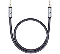 Oehlbach i-Connect Câble Audio avec Contacts plaqués Or 2X fiche Jack 3,5 mm