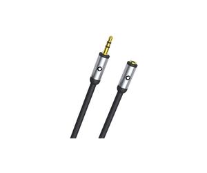 Oehlbach I-Connect Jack EX Noir - Rallonge Mini-Jack 3,5 mm Mâle / Femelle de 3 m