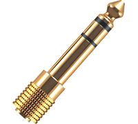 Oehlbach D1C35021 i-Jack AD 35/63 Jack audio Adaptateur [1x Jack femelle 3.5 mm - 1x Jack mâle 6,3 mm (stéréo)] or