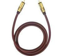 Câble audio Oehlbach 20535 [1x Cinch-RCA mâle - 1x Cinch-RCA mâle] 5.00 m bordeaux contacts dorés