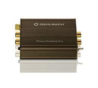 Oehlbach Phono PreAmp Pro - préamplificateur Phono - pour platines avec Cartouche MM ou MC, Compact et Puissant - Brun métallique