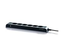 Oehlbach Powersocket 505 Multiprise de Haute qualité Design Compact, 2 Ports USB Haute Puissance pour Tablette et Smartphone Anthracite