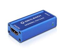 Oehlbach Répéteur UltraHD (amplificateur de signal HDMI pour signaux Ultra HD, HDR, Dolby Vision 4K avec 60 Hz, HDCP 2.2) - Bleu cobalt