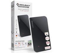 Oehlbach Antenne d'intérieur Scope Vision 5G DVB-T2 HD - Amplificateur DVB-T2 actif, Filtre 5G - Noir