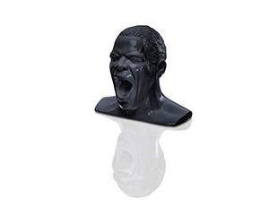 OEHLBACH Scream Unlimited Support pour Casque en Forme de tête légendaire Rangement Optimal des Grands écouteurs Over/on-Ear - Fabriqué à la Main - Noir