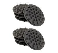 Oehlbach Shock Absorber Lot de 8 amortisseurs de vibrations pour caisson de basses, haut-parleurs, amplificateurs et platines - Protection contre les vibrations, pieds de haut-parleur - Noir