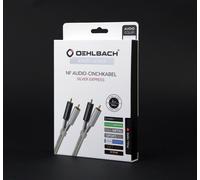 Oehlbach Silver Express Câble Analogique RCA Excellence 1 m