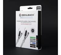 Oehlbach Silver Express Plus Câble Phono RCA Mâle 1,5 m Or