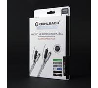 Oehlbach Silver Express Plus Phono NF Câble Cinch RCA 0,5 m Masse