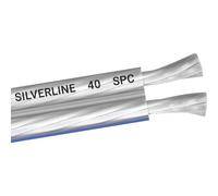 OEHLBACH Silverline SP-40 Câble de haut-parleur stéréo HI-FI avec SPOFC (cuivre argenté) 2 x 4 mm² - Mini bobine de câble de haut-parleur - 4 m