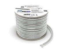 OEHLBACH Silverline SP-40 Câble haut-parleur stéréo Hi-FI avec SPOFC (cuivre argenté) 2 x 4 mm² 20 m